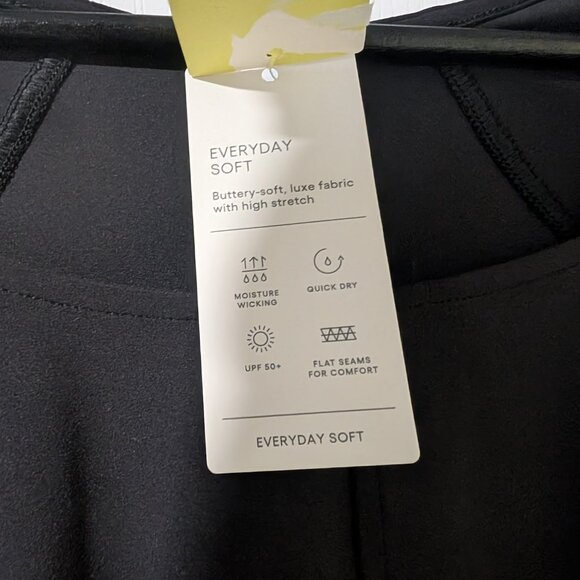 All In Motion | Everyday Soft Cropped Long Sleeve Top In Black - Picture 10 of 13